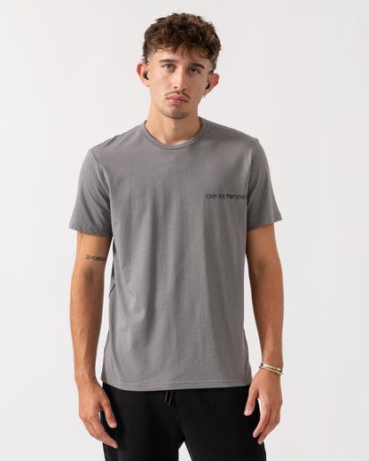 Emporio Armani 2 Pack Mens Loungewear Tops EM000391-AF10779 - Shade/Black M8014