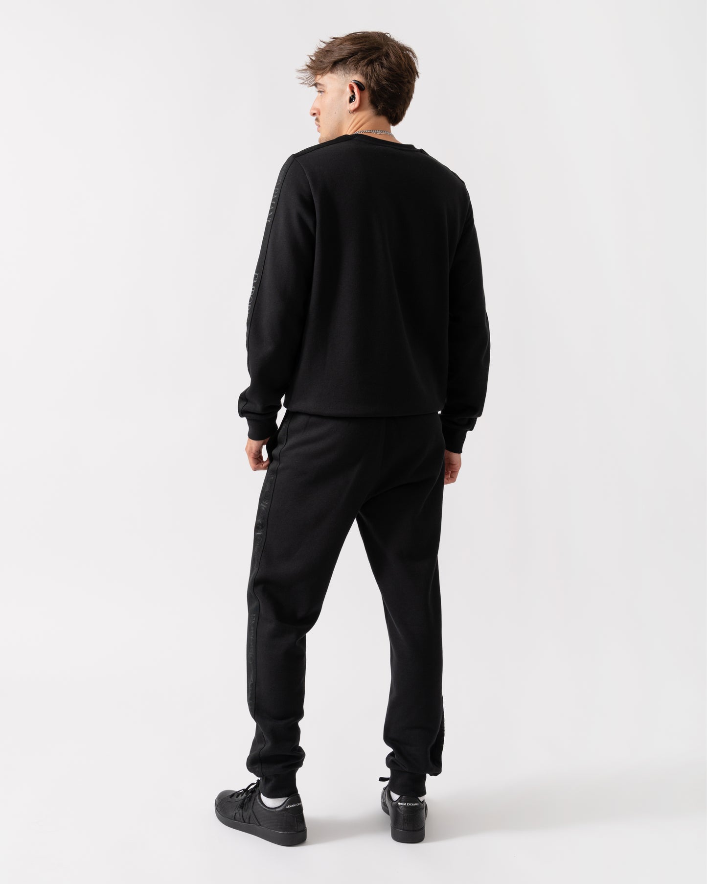 Emporio Armani Mens Loungewear Tracksuit - Black UC001