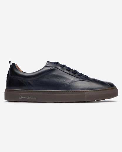 Oliver Sweeney Ermida Mens Hand Finished Calf Leather Trainers - Navy | CHO | Designer Mens Trainers