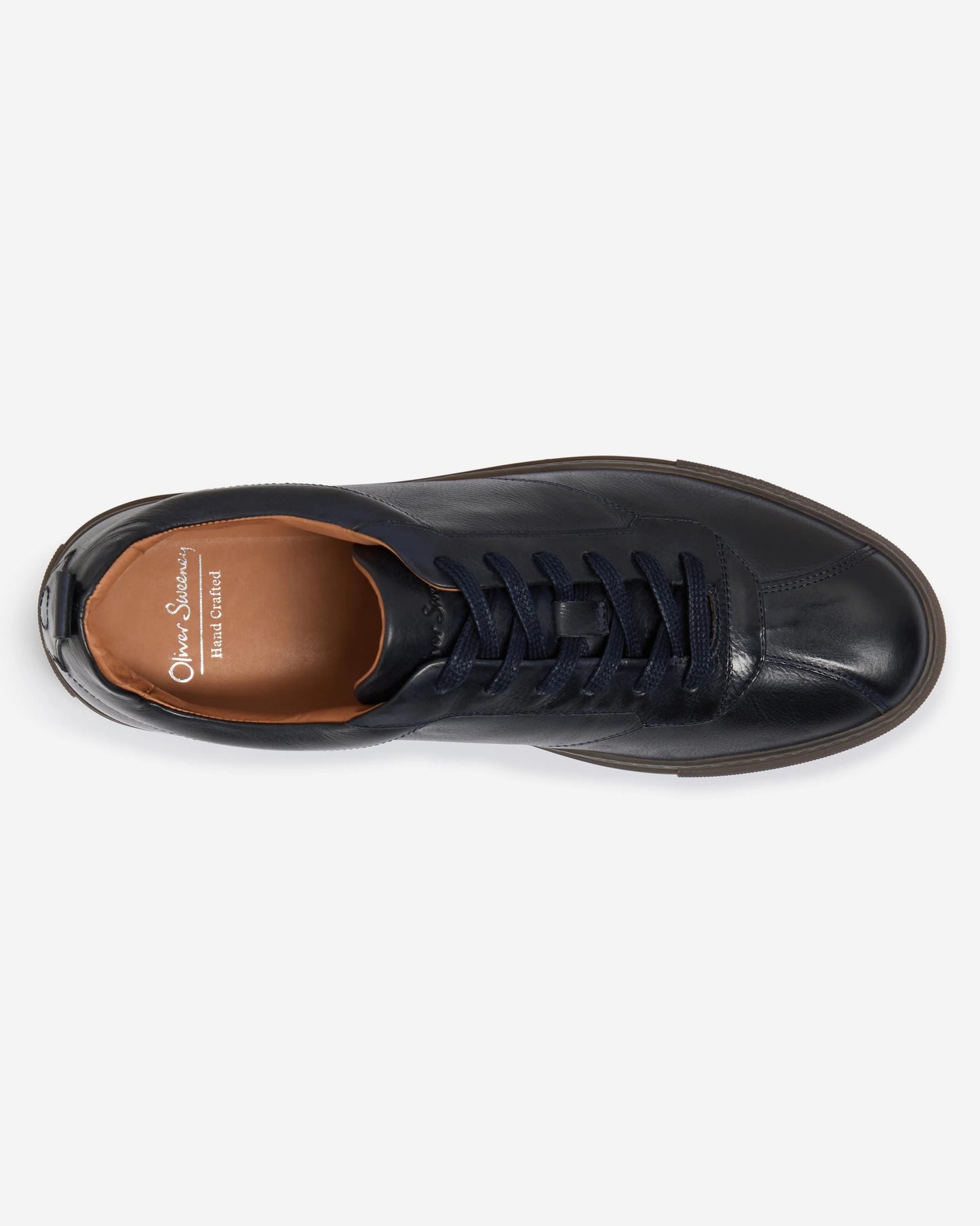 Oliver Sweeney Ermida Mens Hand Finished Calf Leather Trainers - Navy | CHO | Designer Mens Trainers