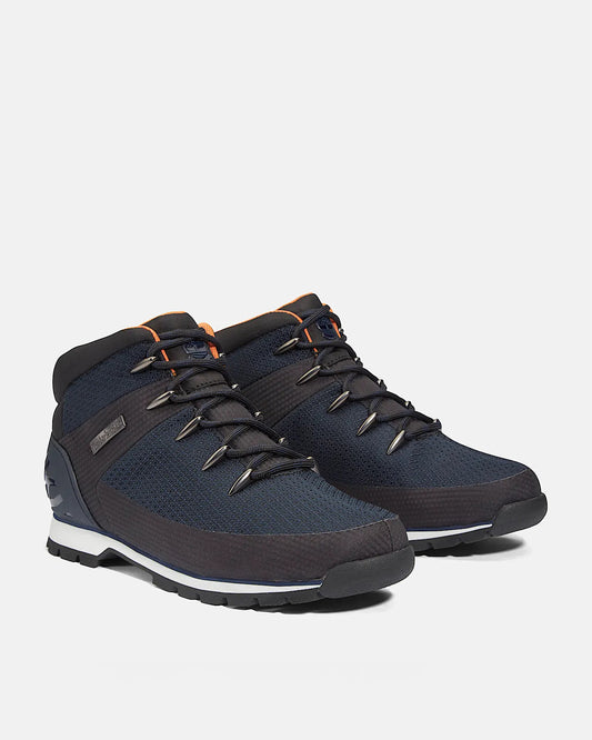 Timberland Euro Sprint Mid Mens Lace Up Waterproof Boot - Navy