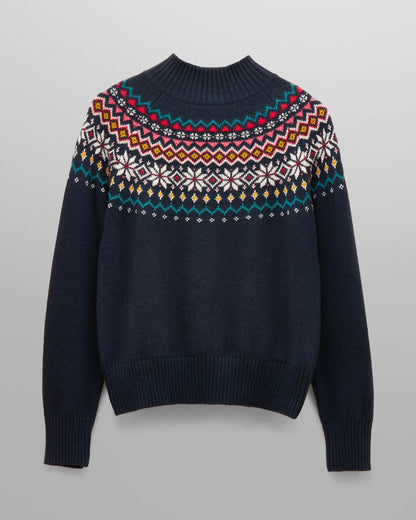 Joules Alba Womens Jumper - Navy - CHO - Designer Womens Jumpers