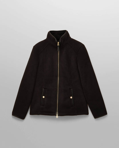 Joules Heritage Full Zip Womens Fleece - Black