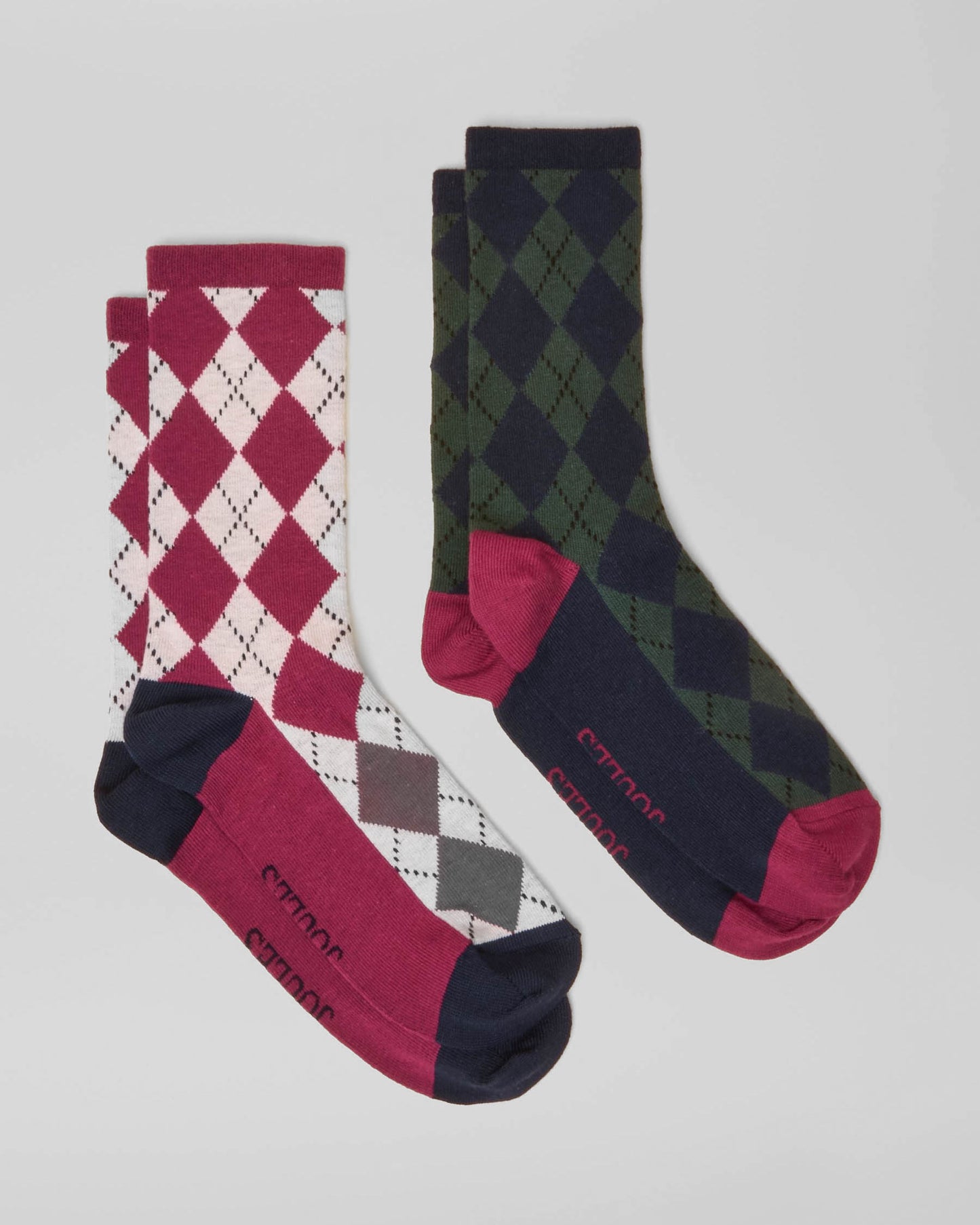 Joules Everyday 2 Pack Womens Socks - Multi