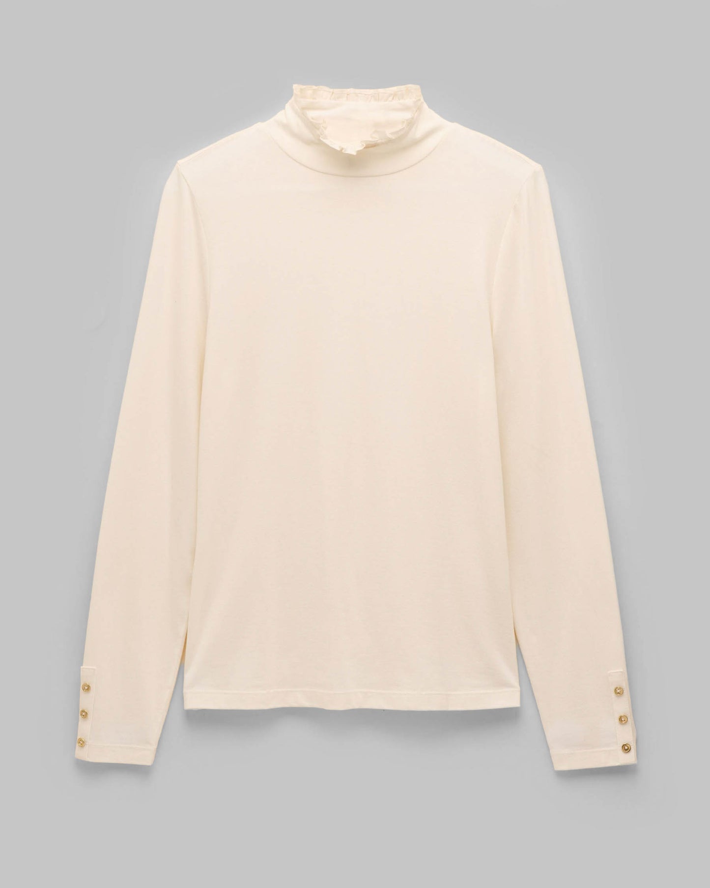 Joules Amy Womens Frill Neck Top - Cream