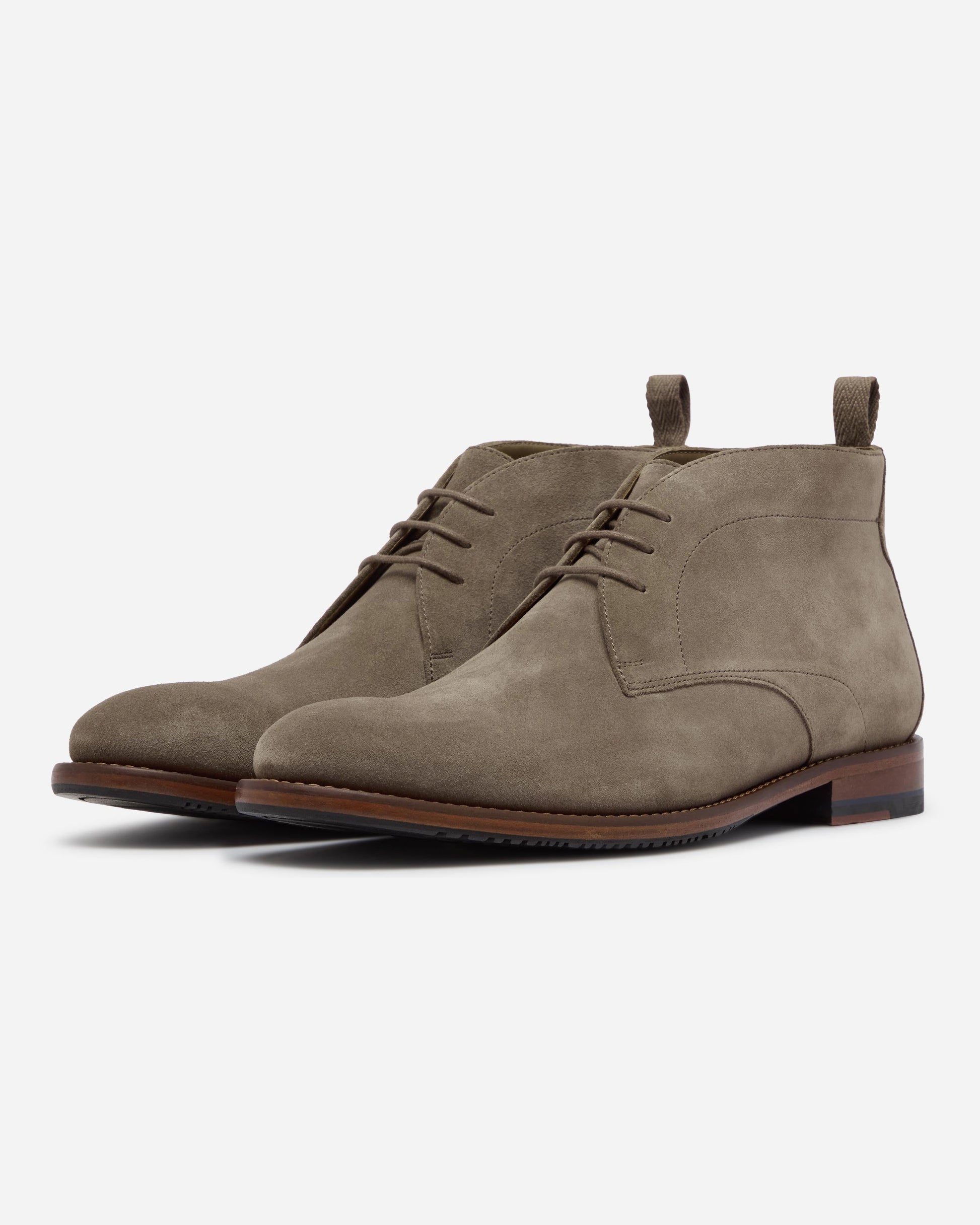 Oliver Sweeney Farleton Suede Mens Chukka Boot - Taupe | CHO | Designer Mens Boots
