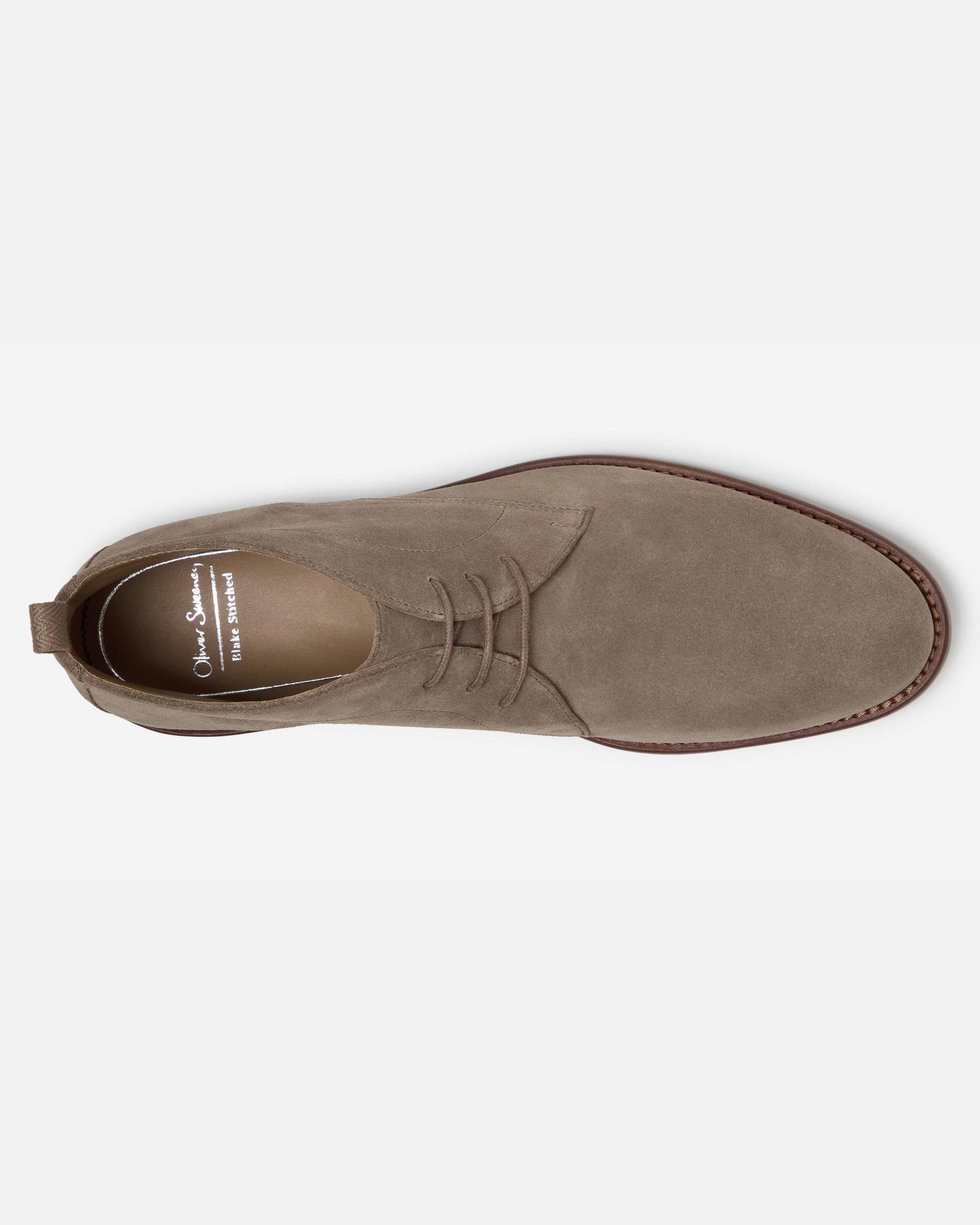 Oliver Sweeney Farleton Suede Mens Chukka Boot - Taupe | CHO | Designer Mens Boots