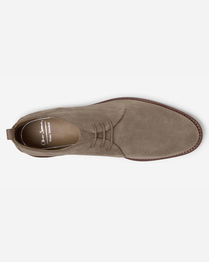 Oliver Sweeney Farleton Suede Mens Chukka Boot - Taupe | CHO | Designer Mens Boots