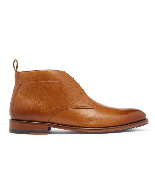 Oliver Sweeney Farleton Mens Milled Leather Chukka Boots - Light Tan