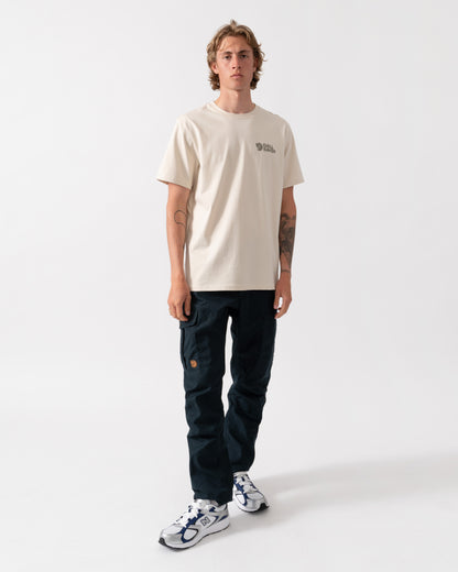 Fjallraven Heavy Classic Mens T - Shirt - Chalk White 113 | CHO | Designer Mens Short Sleeve T - Shirts & Tops