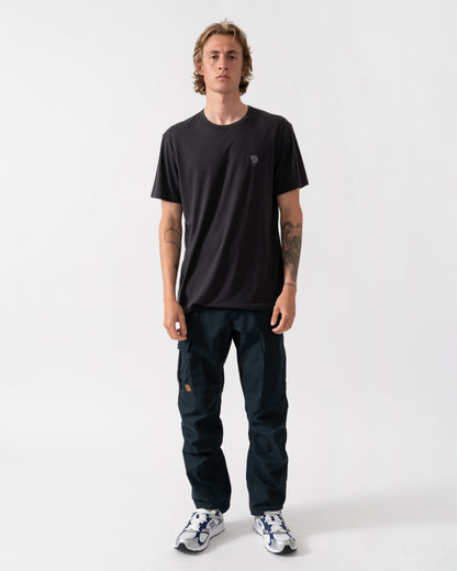 Fjallraven High Coast Short Sleeve Mens Top - Black 550
