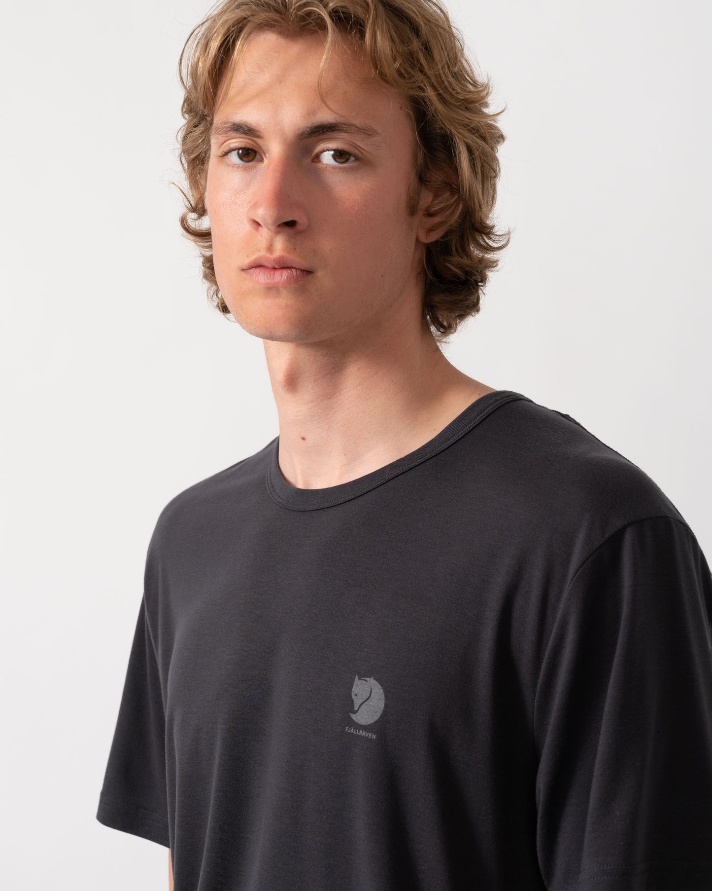 Fjallraven High Coast Short Sleeve Mens Top - Black 550