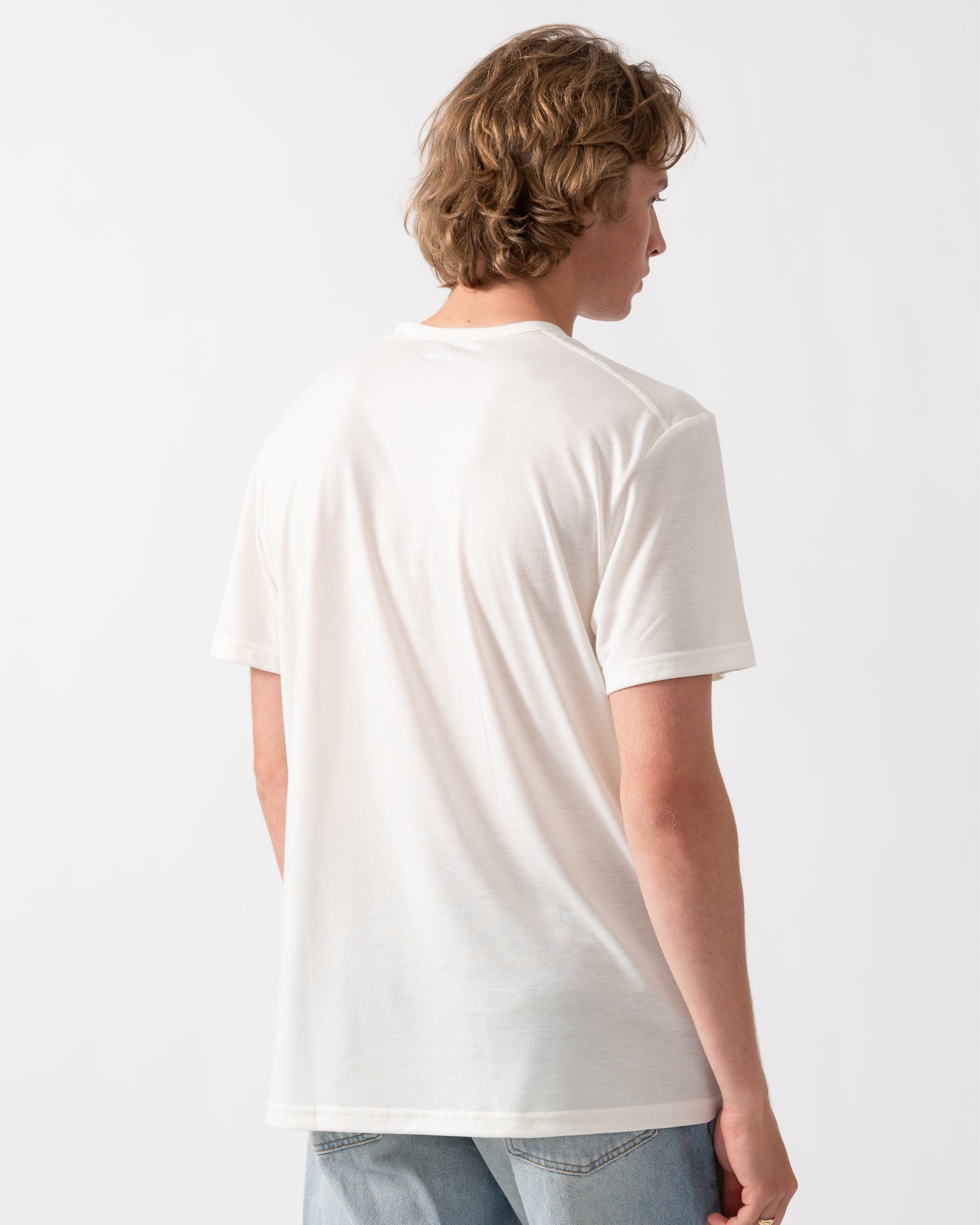 Fjallraven High Coast Short Sleeve Mens Top - Eggshell 111