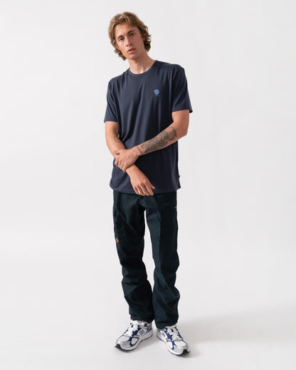 Fjallraven High Coast Short Sleeve Mens Top - Navy 560