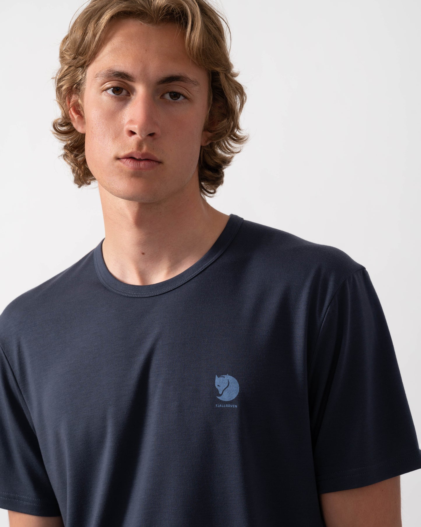 Fjallraven High Coast Short Sleeve Mens Top - Navy 560