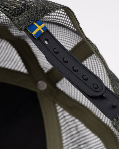 Fjallraven Langtradarkeps Unisex Cap in Green 620