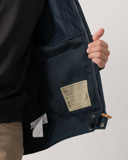 Fjallraven Skogso Mens Jacket - Dark Navy 555 - CHO - Designer Mens Light Jackets