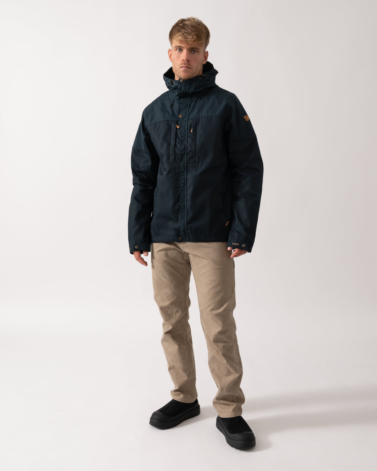 Fjallraven Skogso Mens Jacket - Dark Navy 555 - CHO - Designer Mens Light Jackets