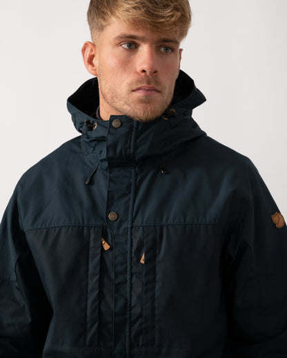 Fjallraven Skogso Mens Jacket - Dark Navy 555 - CHO - Designer Mens Light Jackets