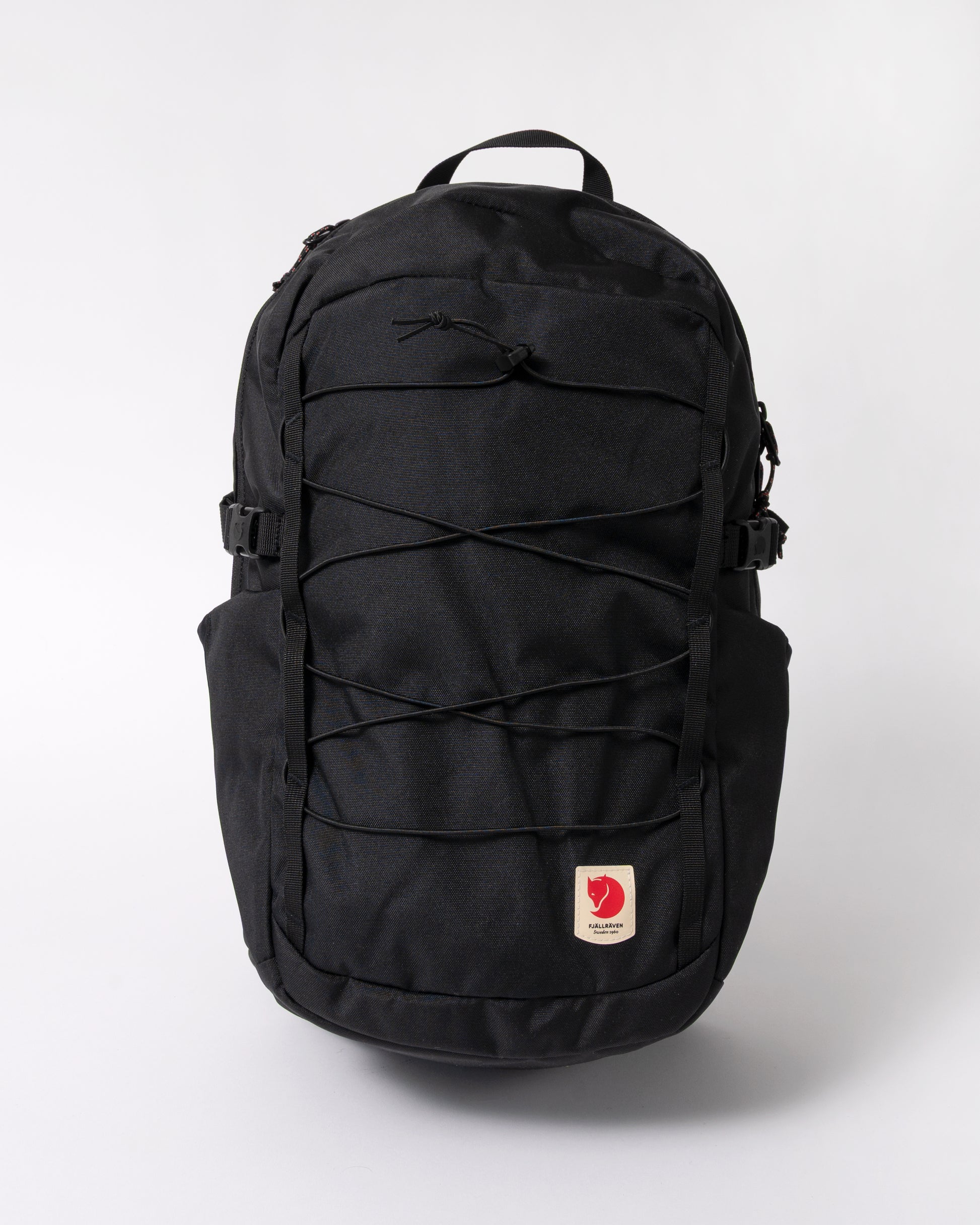 front of Fjallraven Skule 24L Unisex Backpack in Black 550