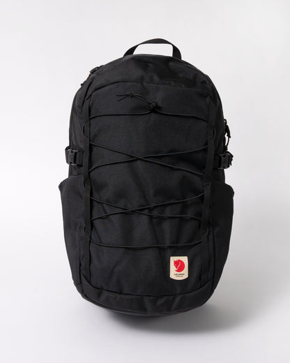 front of Fjallraven Skule 24L Unisex Backpack in Black 550