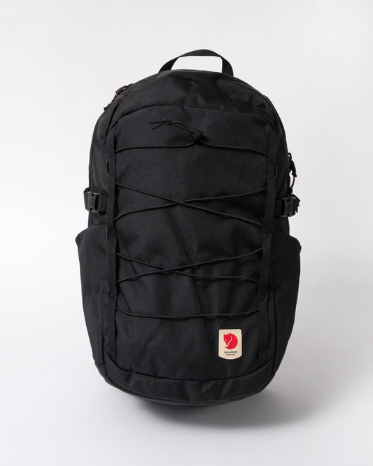 front of Fjallraven Skule 24L Unisex Backpack in Black 550