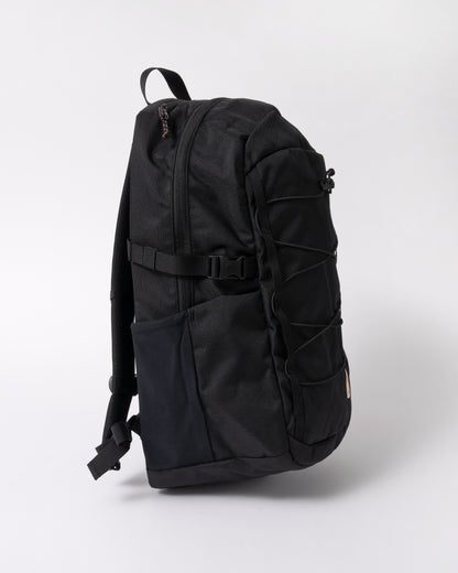 side of Fjallraven Skule 24L Unisex Backpack in Black 550