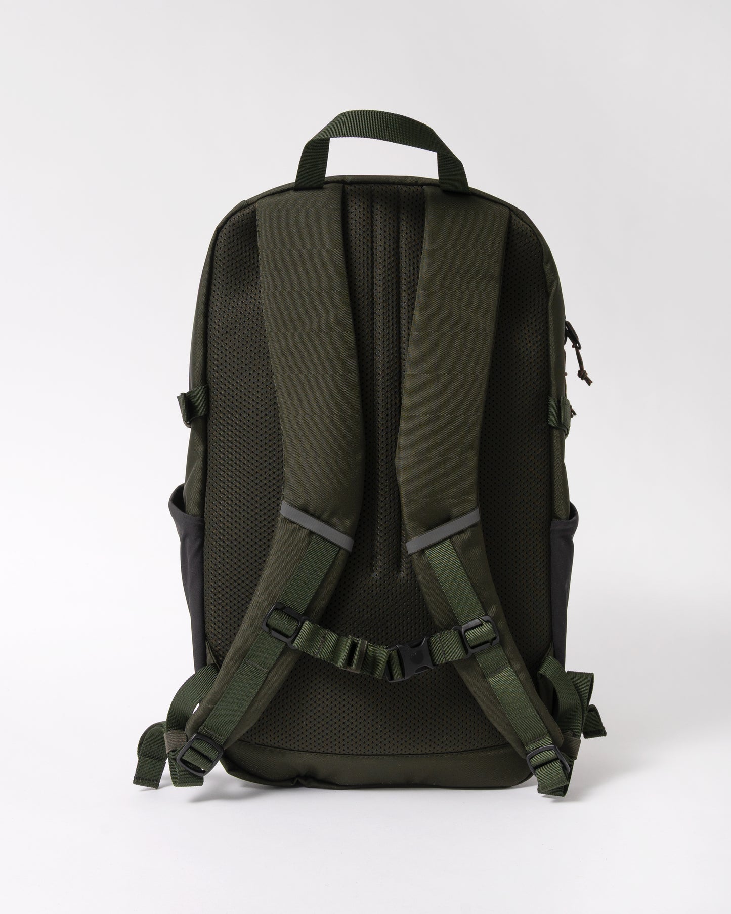 back of Fjallraven Skule 24L Unisex Backpack in Deep Forest 662
