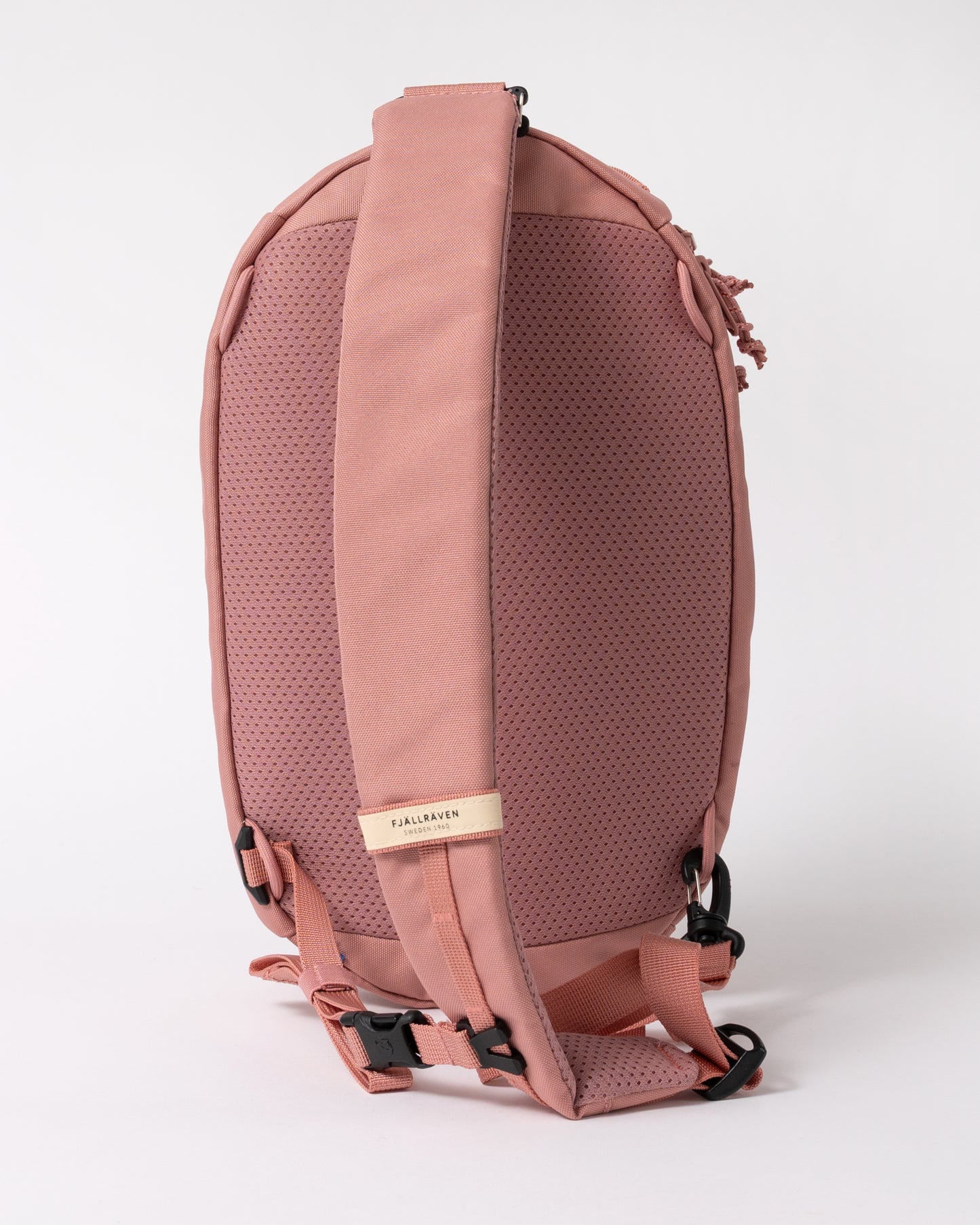 back of Fjallraven Skule 6L Unisex Sling Bag in Dusty Rose 300