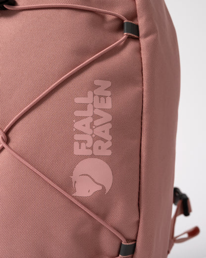 logo detail of Fjallraven Skule 6L Unisex Sling Bag in Dusty Rose 300