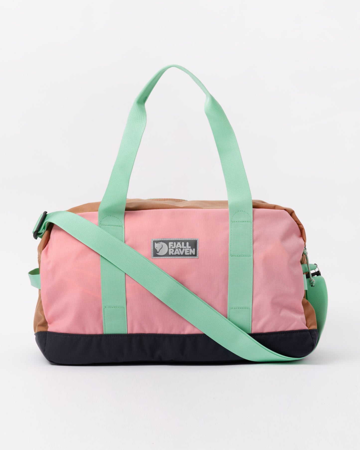 Fjallraven Vardag 33L Unisex Duffel Bag in Poppy Pink/Khaki Dust 354-228