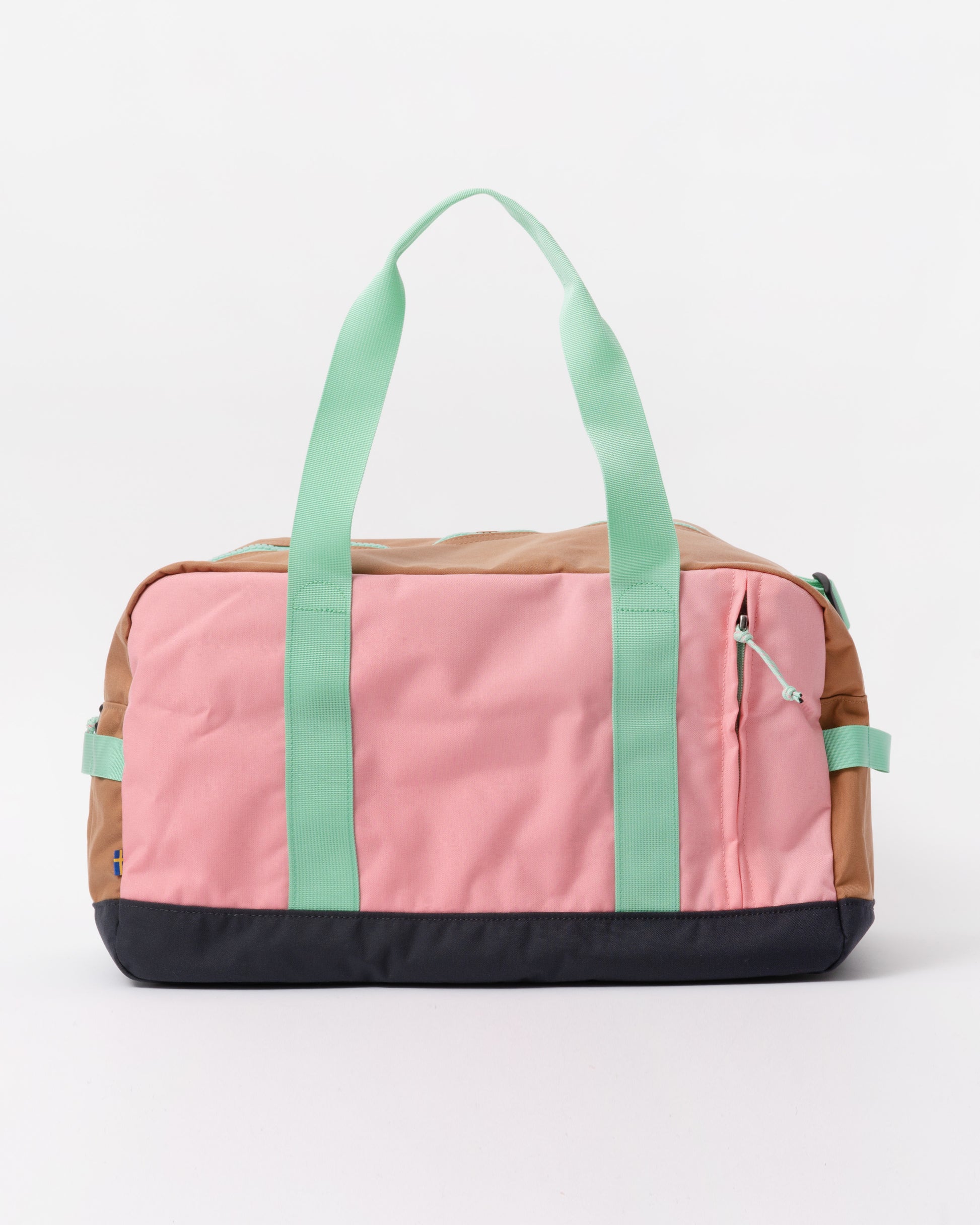 Fjallraven Vardag 33L Unisex Duffel Bag in Poppy Pink/Khaki Dust 354-228