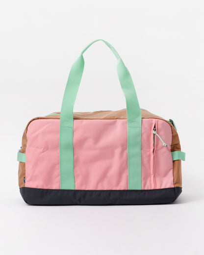 Fjallraven Vardag 33L Unisex Duffel Bag in Poppy Pink/Khaki Dust 354-228