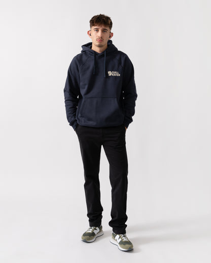 Fjallraven Classic Mens Hoodie - Dark Navy 555