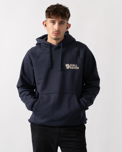 Fjallraven Classic Mens Hoodie - Dark Navy 555