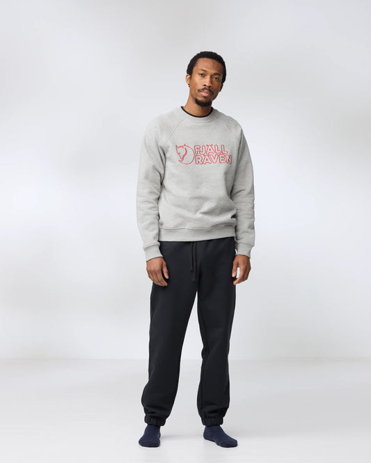 Fjallraven Classic Mens Sweatshirt - Grey-Melange 020-999