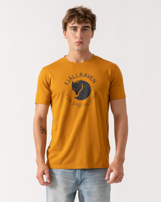 Front of Fjallraven Fox Mens T-Shirt - Acorn 166