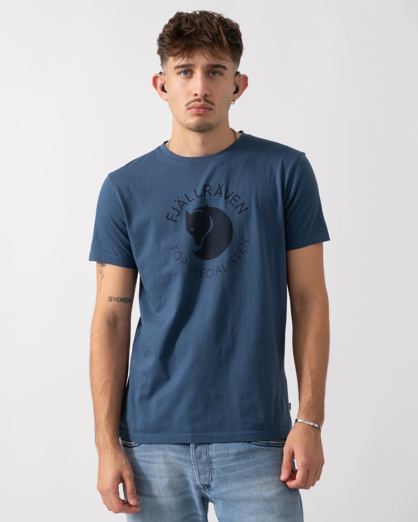 Fjallraven Fox Mens T-Shirt - Indigo Blue 534
