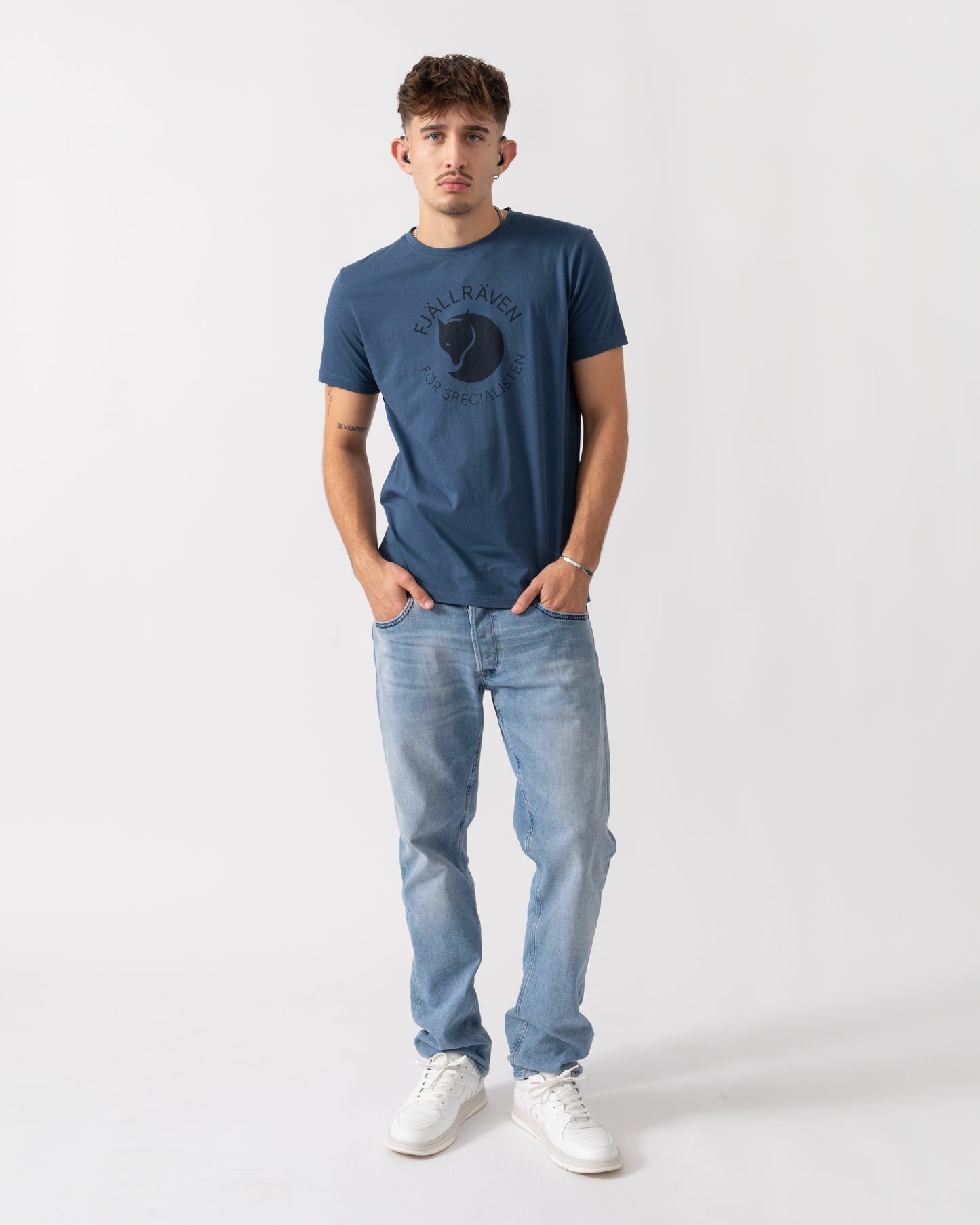 Fjallraven Fox Mens T-Shirt - Indigo Blue 534