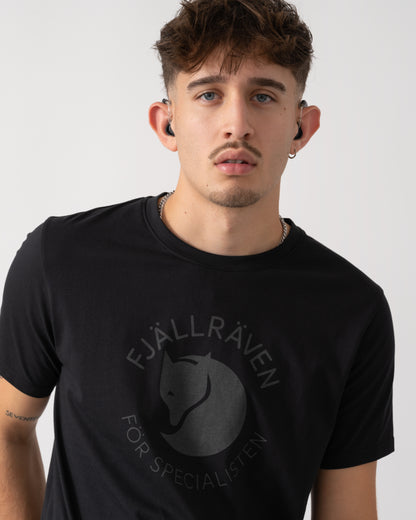 Fjallraven Fox Mens T-Shirt - Black 550