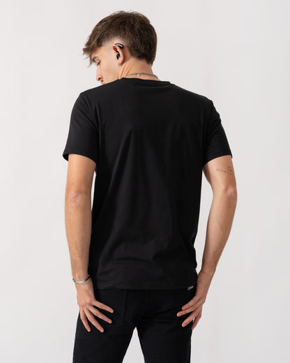 Fjallraven Logo Mens T-Shirt - Black 550
