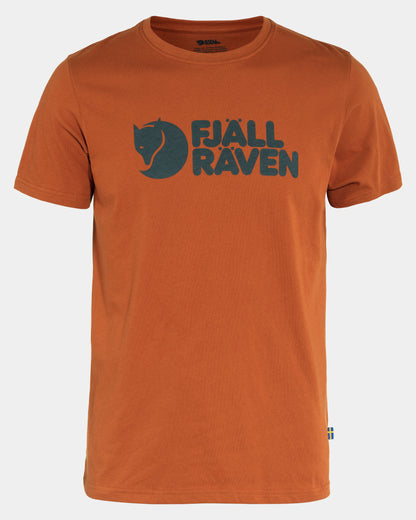Fjallraven Logo Mens T-Shirt - Terracotta Brown 243