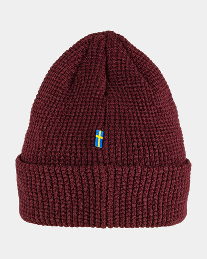 Fjallraven Tab Unisex Beanie - Dark Garnet 356