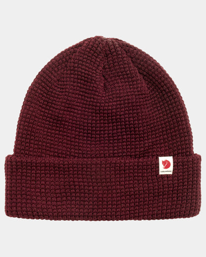 Fjallraven Tab Unisex Beanie - Dark Garnet 356