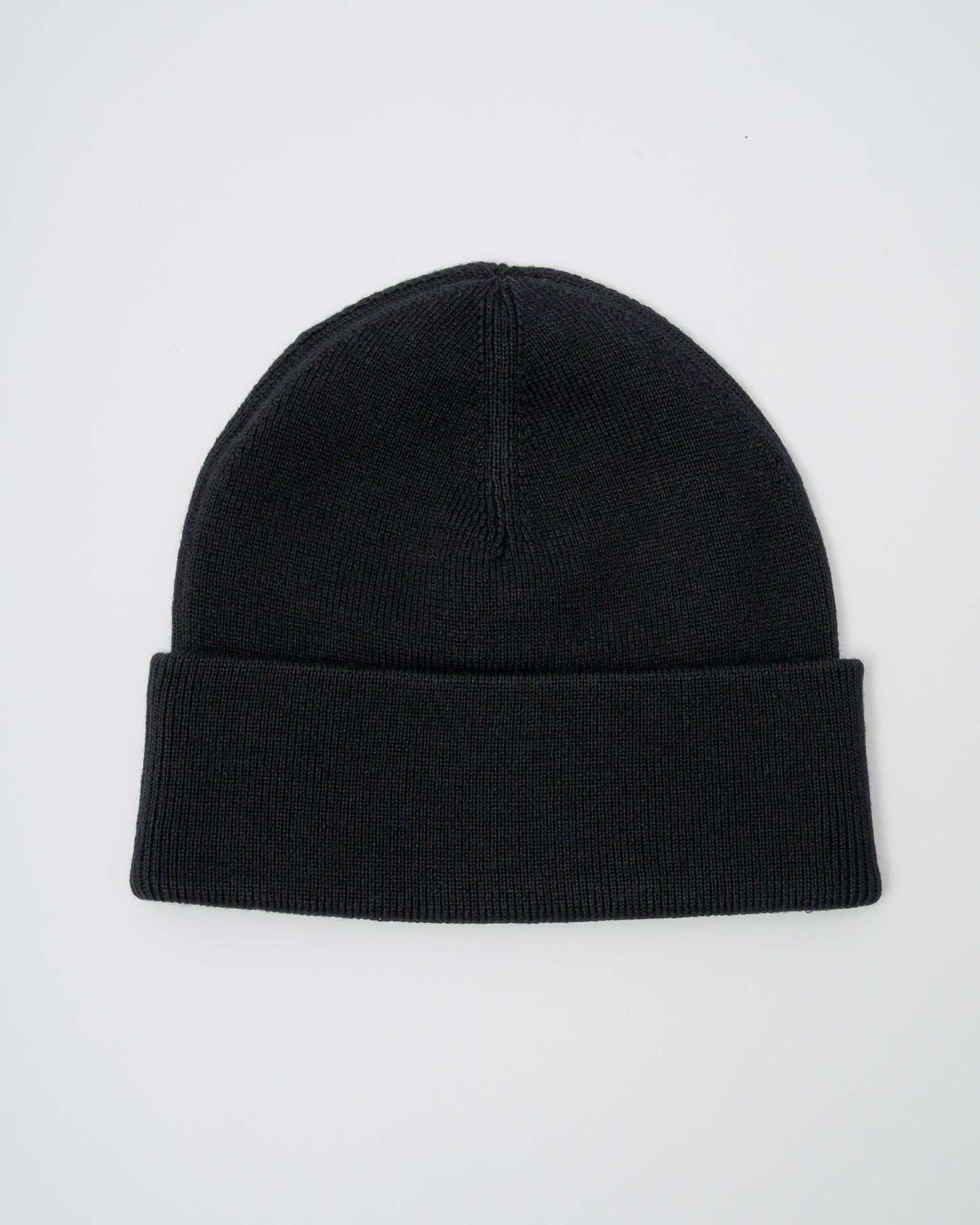 Fred Perry Mens Classic Beanie - Black/Laurel Wreath Green W90 - CHO - Designer Mens,Beanies