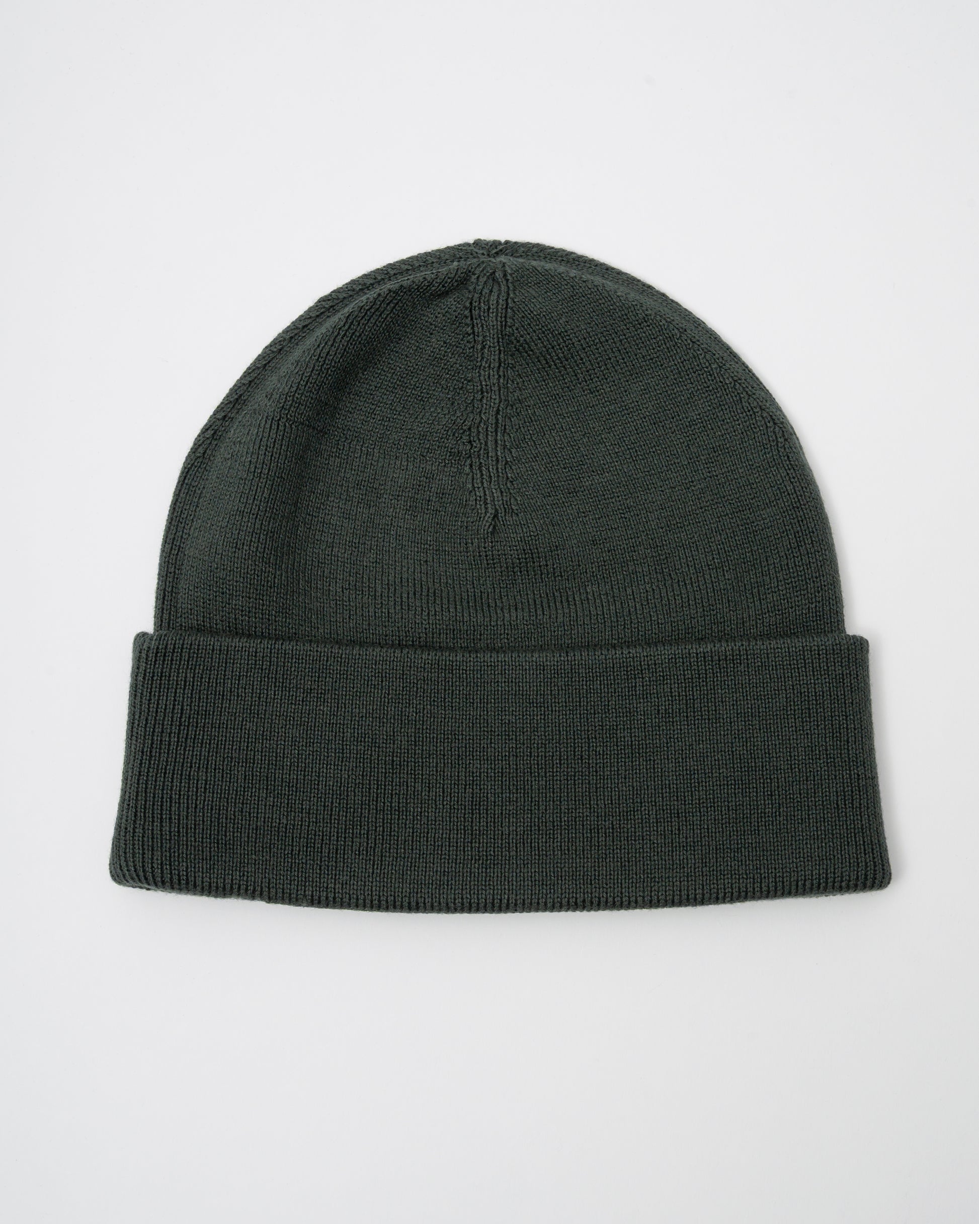 Fred Perry Mens Classic Beanie - Court Green/Navy Z86 - CHO - Designer Mens,Beanies