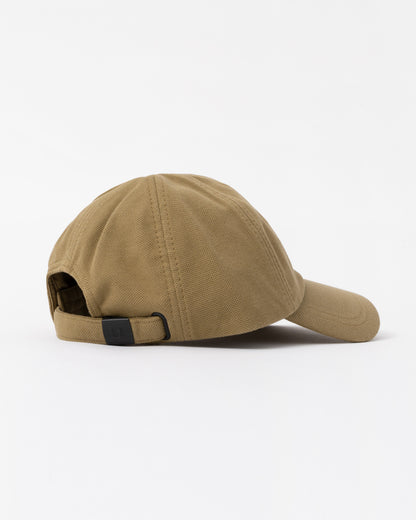 Back of the Fred Perry Mens Pique Classic Cap - Bronze/Oxblood 62D