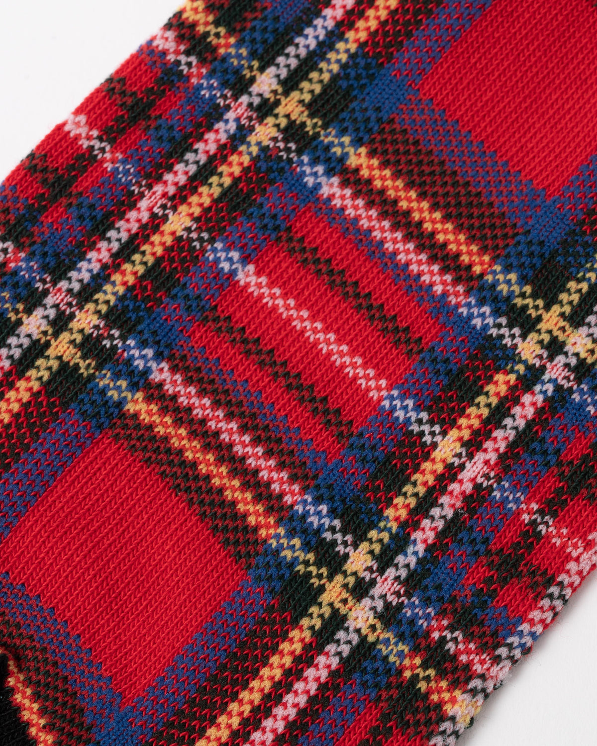 Tartan on the Fred Perry Mens Tartan Sock - Stewart Tartan Z90