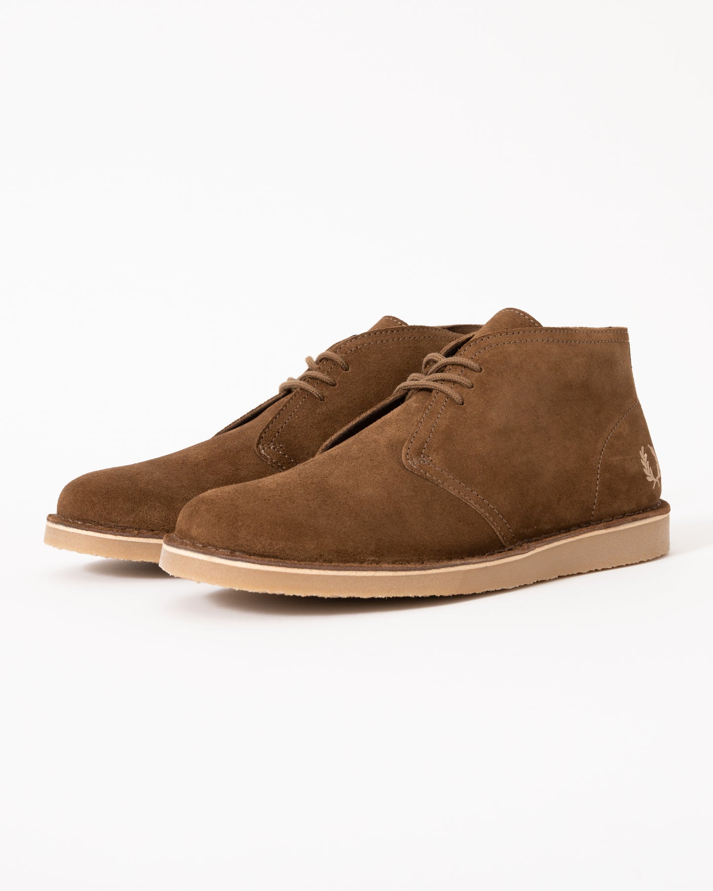 Fred Perry Hawley Suede Mens Desert Boots - Marsh Brown Z24