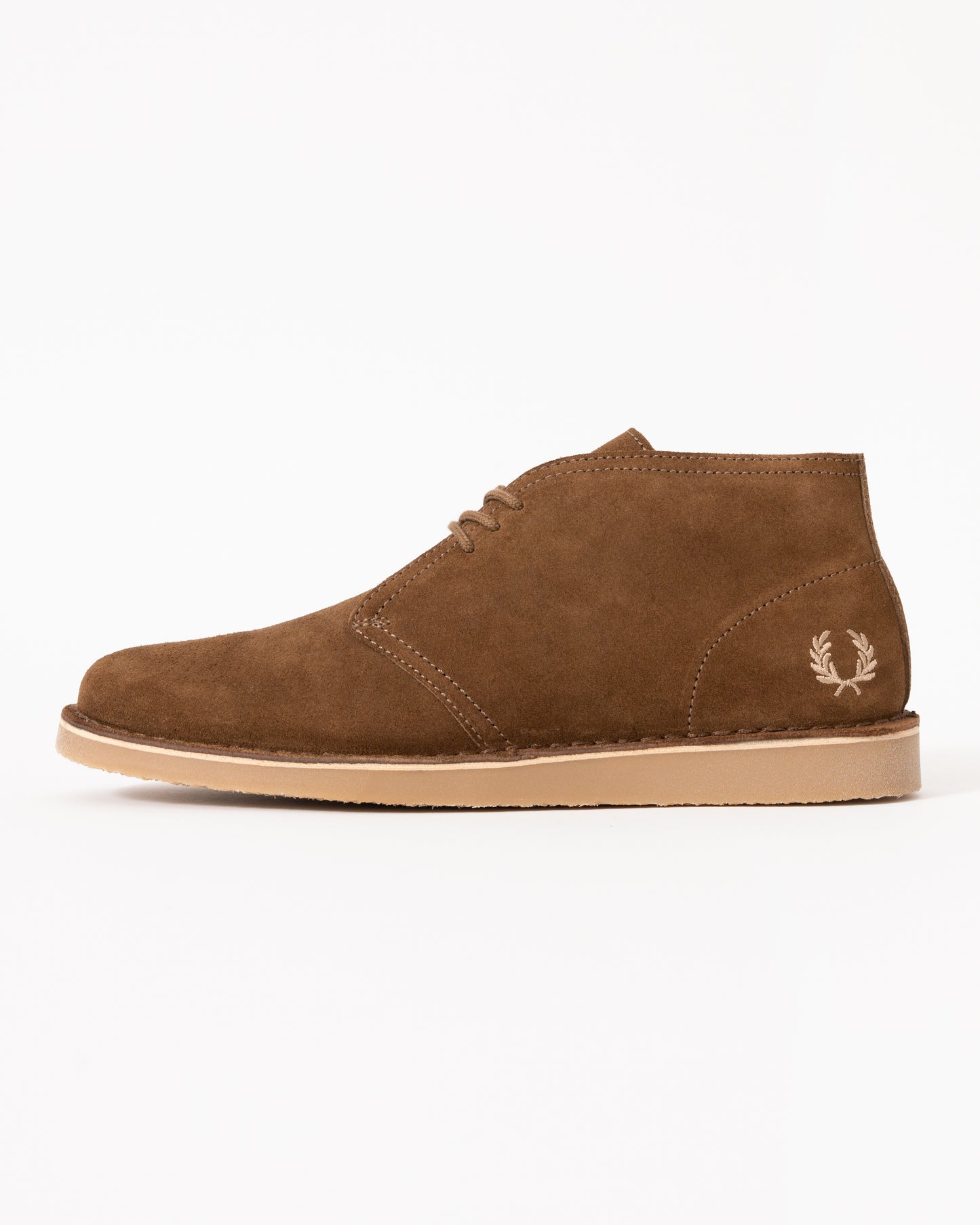 Fred Perry Hawley Suede Mens Desert Boots - Marsh Brown Z24